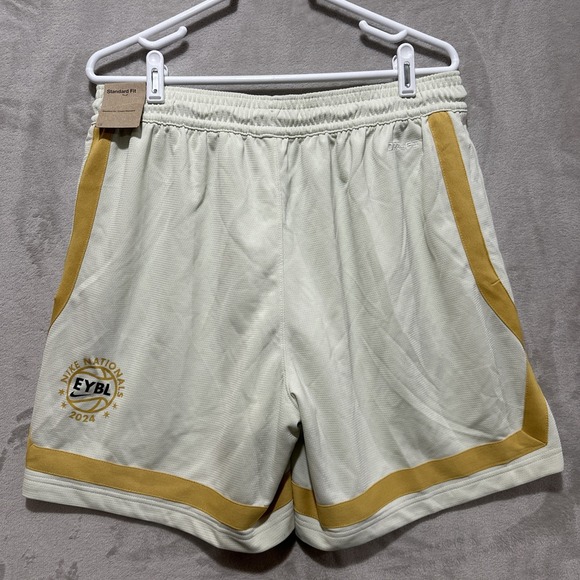 Nike Pants - Nike Dri-Fit‎ EYBL Sabrina Basketball Shorts Womens L White FB8425-020 NWT